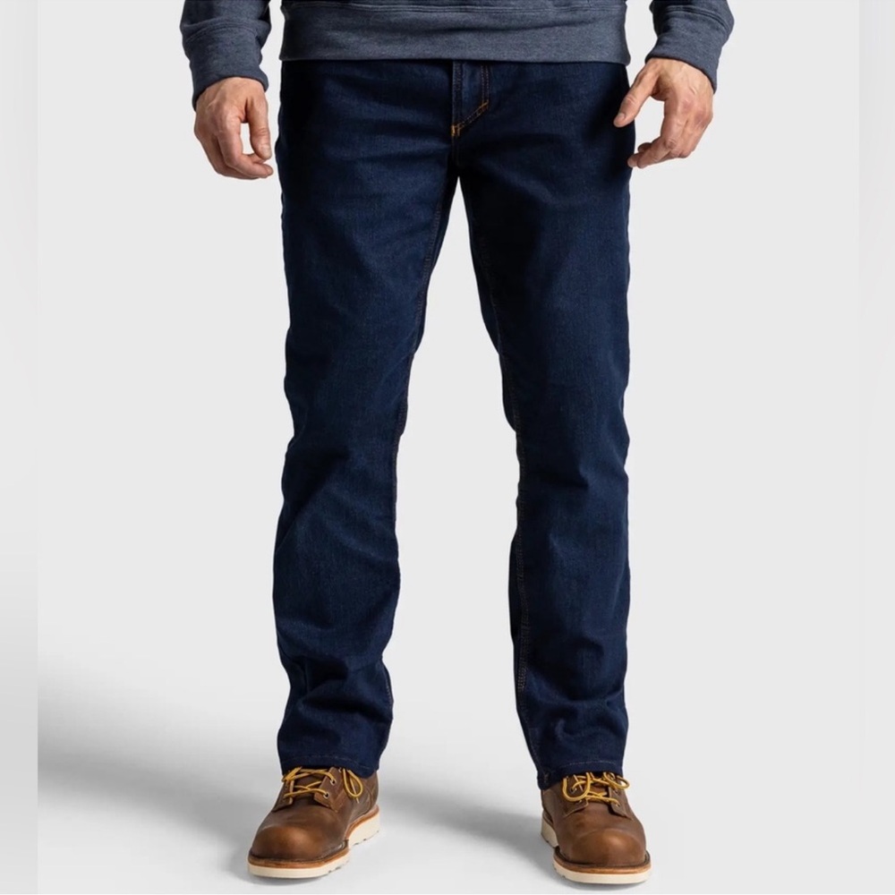 Origin Work Jeans High Quality Denim Made In USA Dark Wash Mens Size 38 X 33